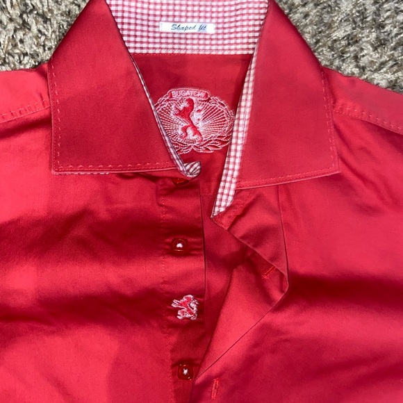 Bugatchi Red Button Down - Picture 2 of 2